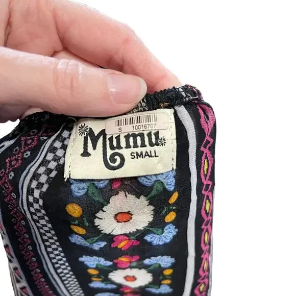 NWOT Women's Show Me Your Mumu chiffon ruffle sleeves crop top - Small - Picture 8 of 8